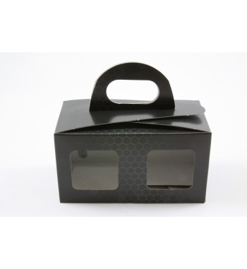 Boîte cadeau noir/or 2x250g