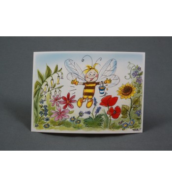 Carte postale \"abeille\"