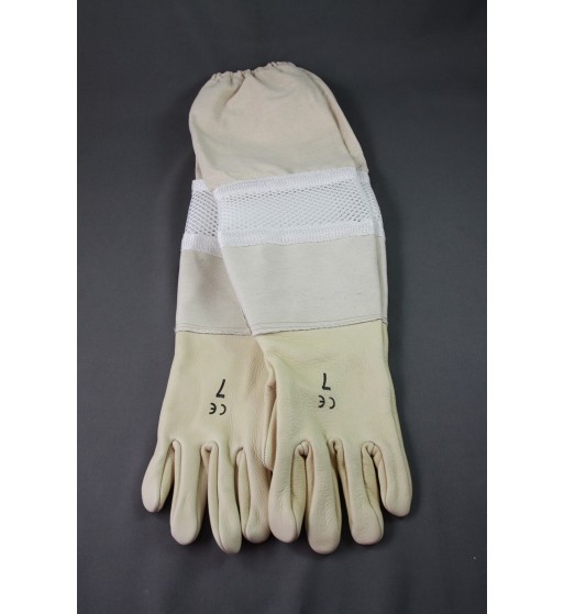 Gants cuir épais ventilation taille 7