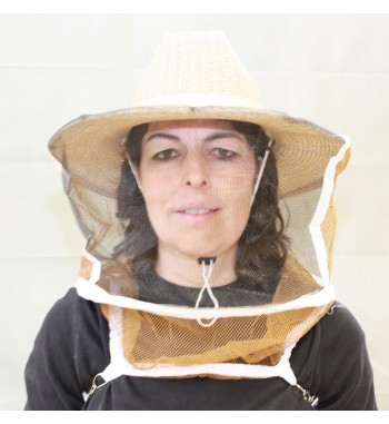 Voile d'apiculteur simple chapeau stable